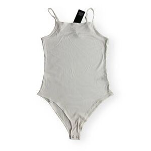Wild Fable Spaghetti Strap BodySuit  White Medium